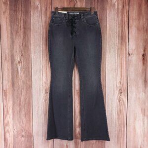NWT Idyllwind Womens 12 Twelve South Wash Down High Risin Lace-Up Bootcut Jeans